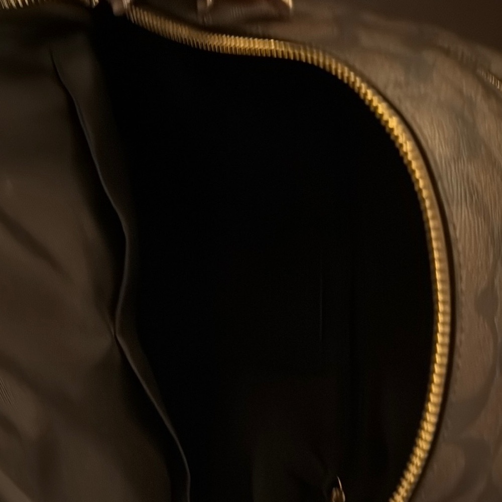 Coach Black and Brown Signature Backpack - Picture 4 of 13